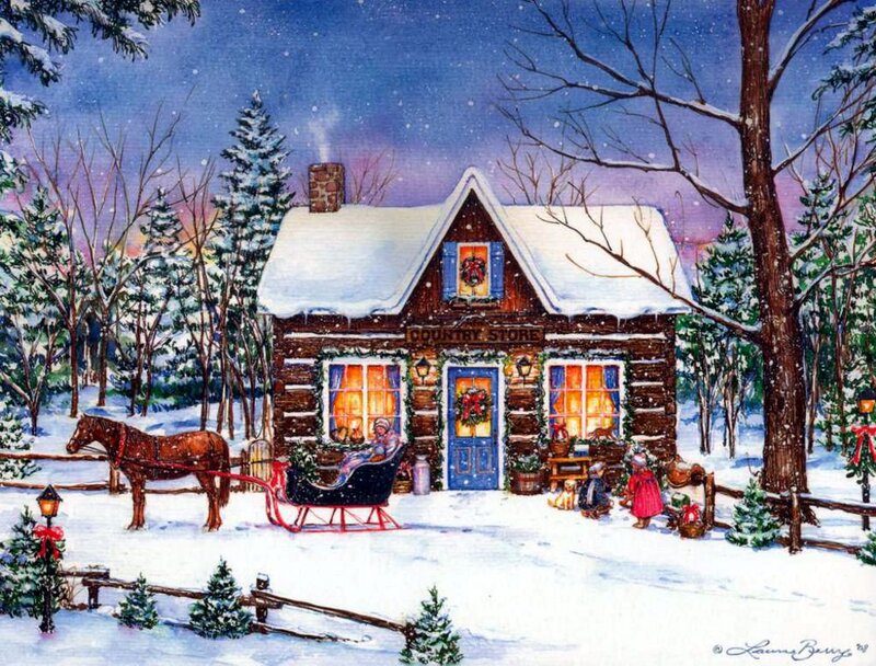 Country Store in Winter