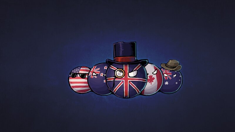 Countryballs Characters — Blue