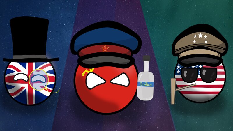 Countryballs Characters — Red