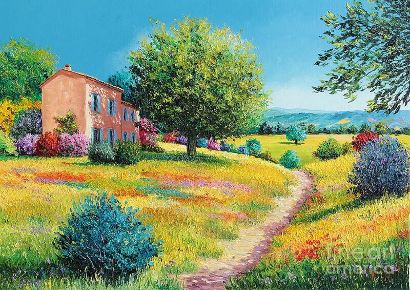 Countryside House with Path