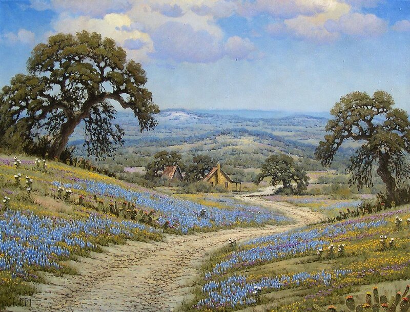 Countryside with Wildflowers