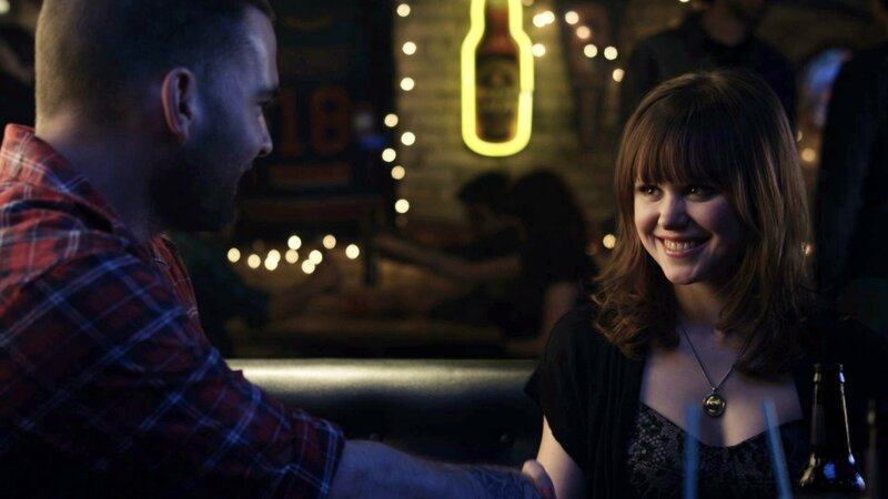 Couple at a bar