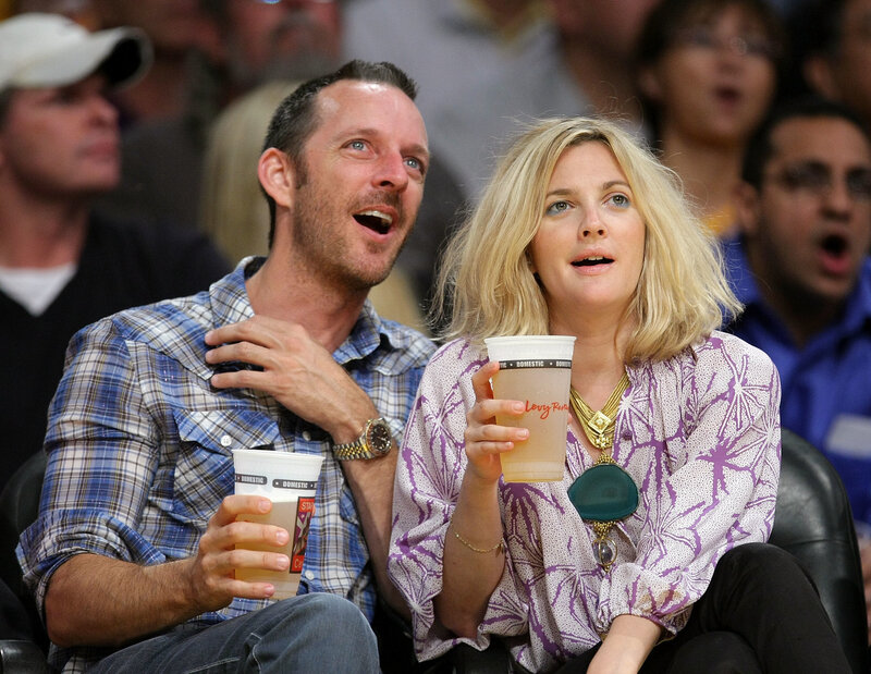 Couple at a basketball game