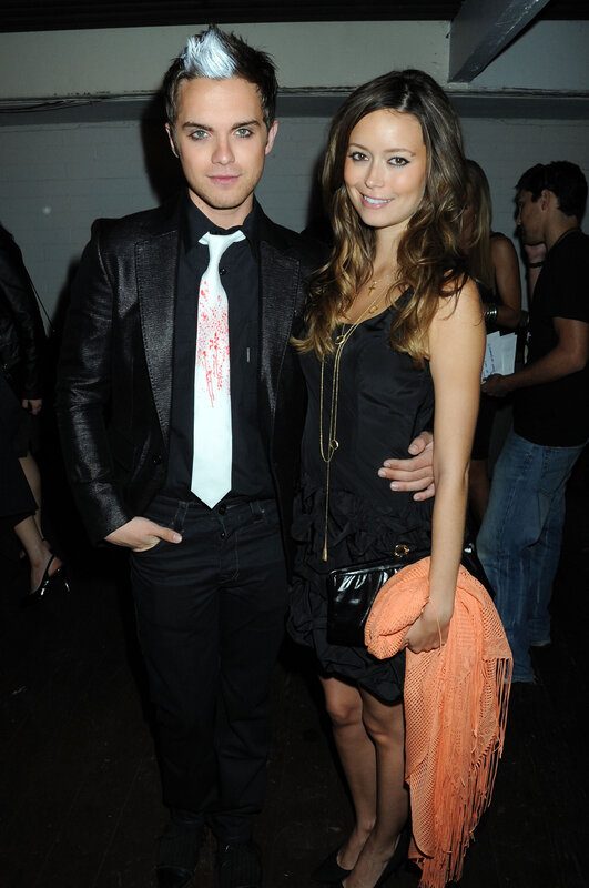 Couple at a fashion event