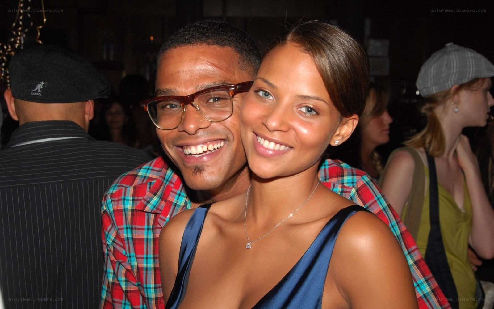 Couple at a social event