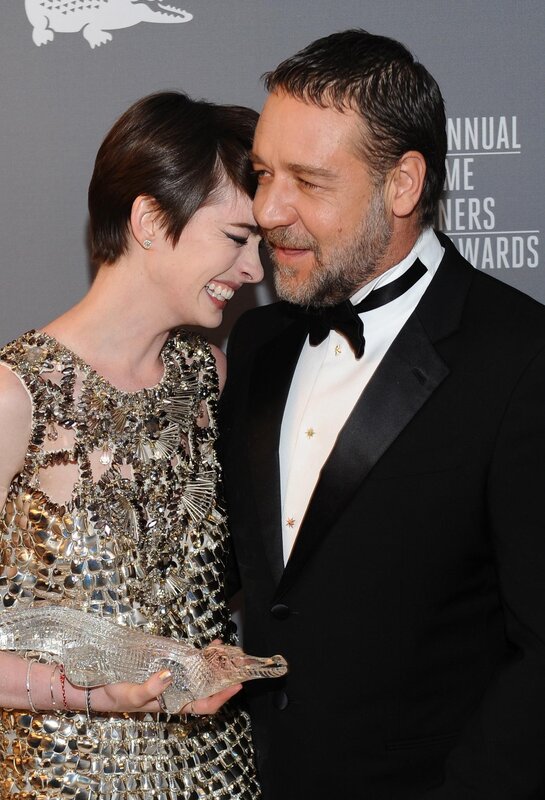 Couple at awards ceremony