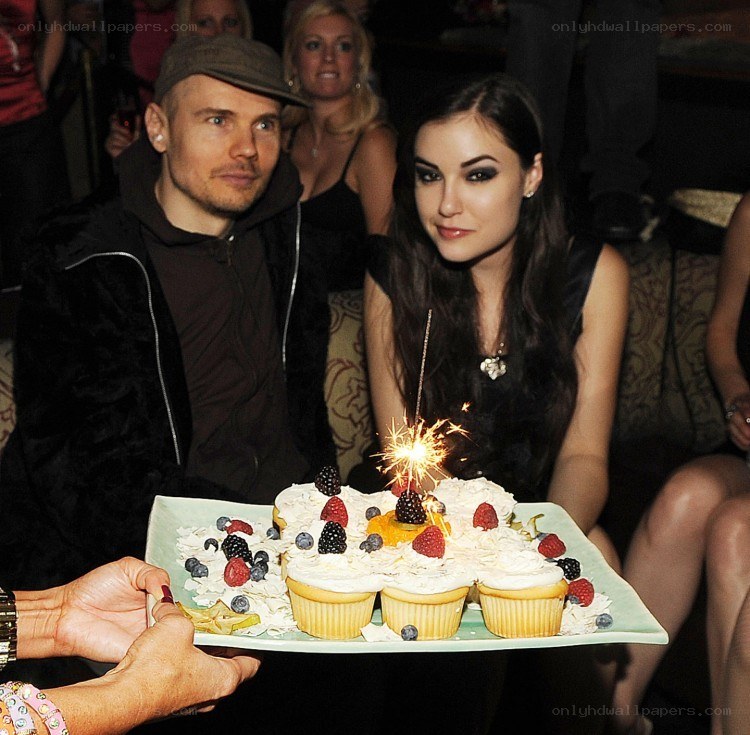 Couple at birthday celebration