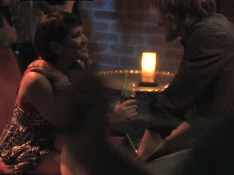 couple at candlelit table