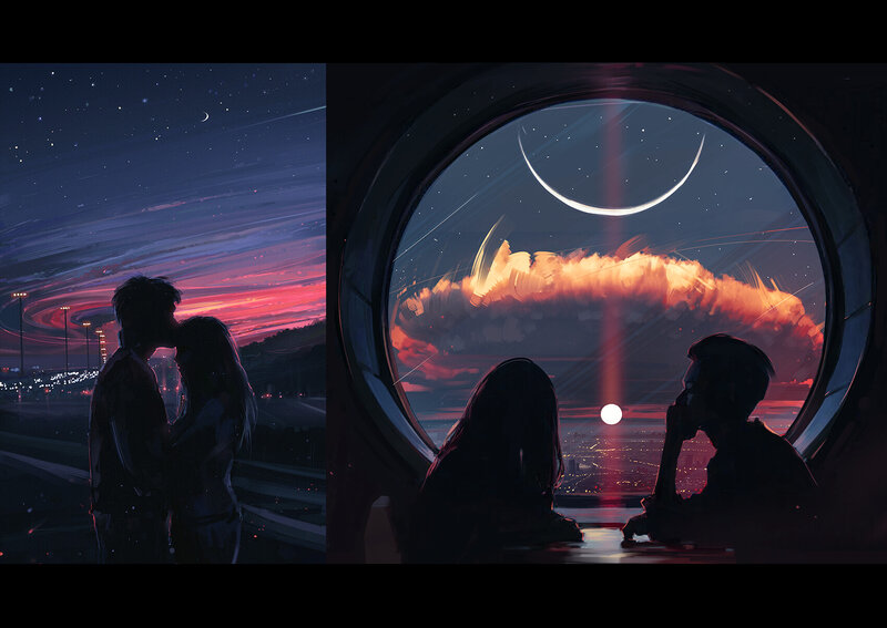 Couple at Night