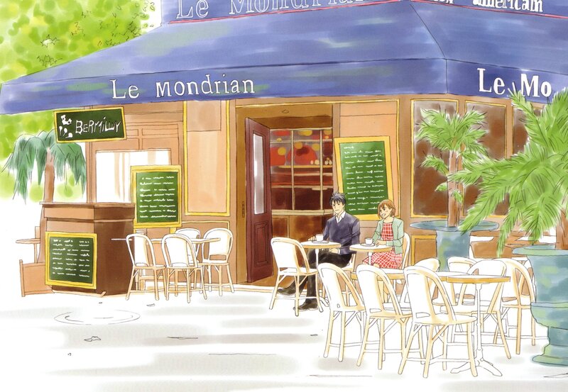 Couple at Outdoor Cafe