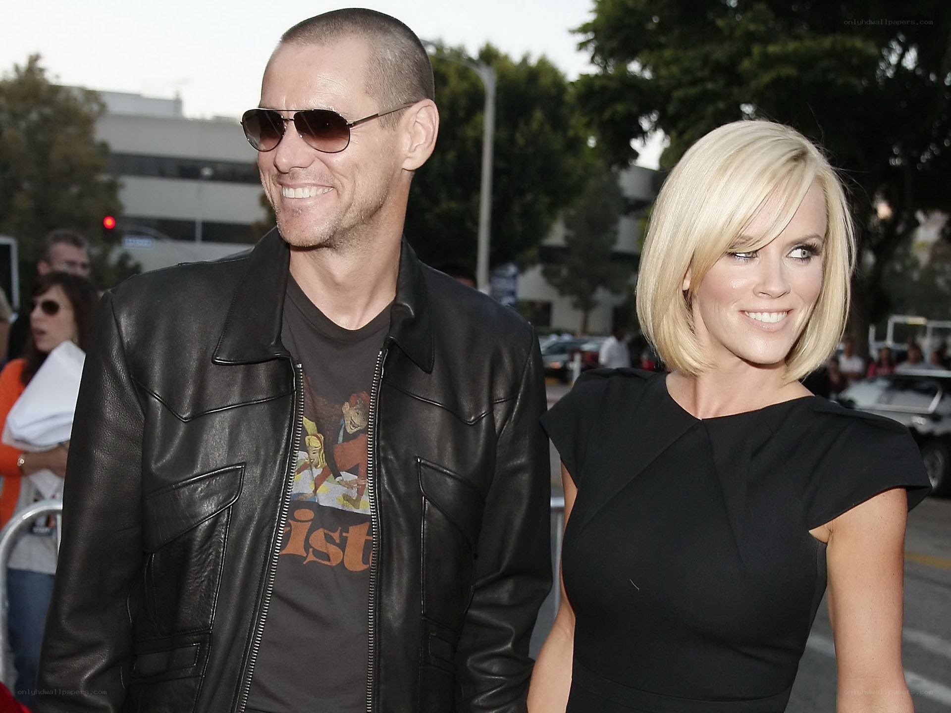 Couple at public event