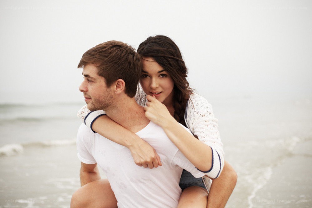 couple at the beach