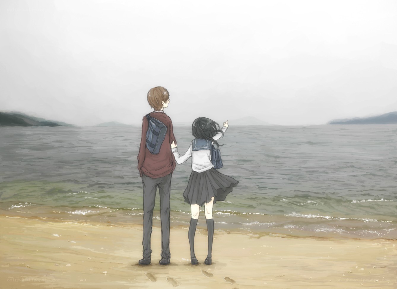 couple at the beach
