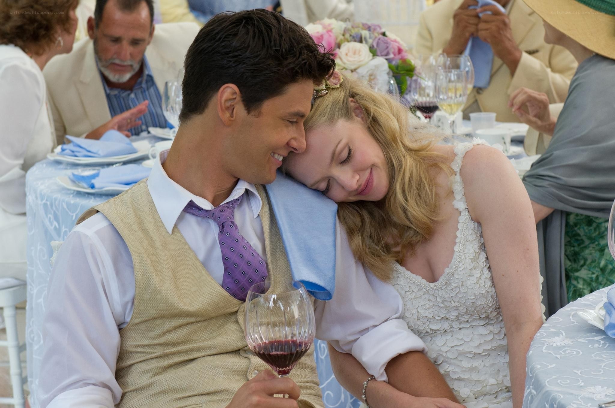 Couple at wedding reception
