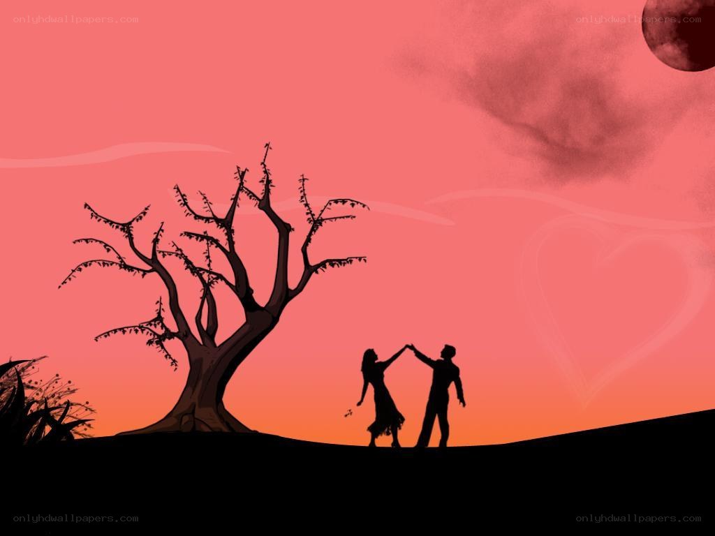 couple dancing at sunset