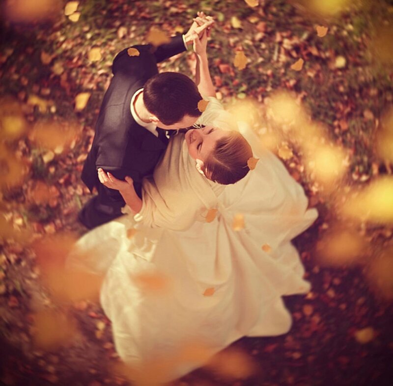 Couple Dancing in Autumn