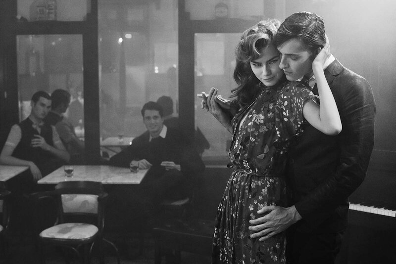 Couple Dancing in Cafe