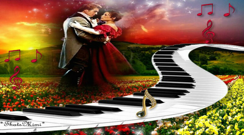 Couple Dancing in Field