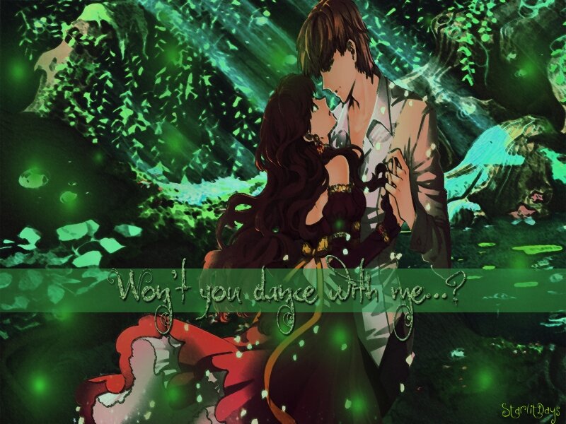 Couple Dancing in Forest