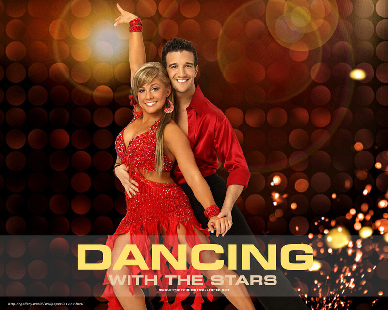 Couple Dancing in Red