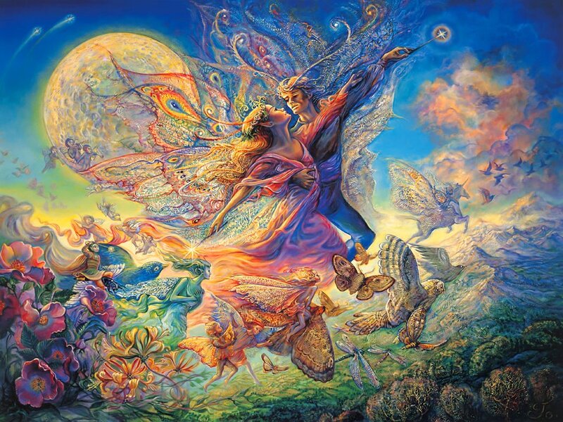 Couple Dancing in Sky
