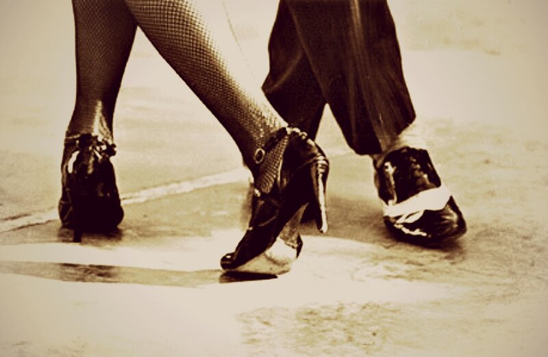 Couple Dancing on Floor