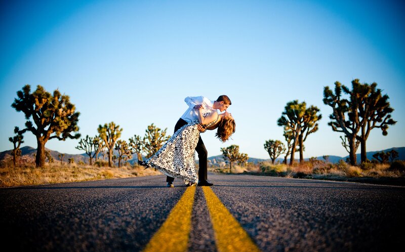 Couple Dancing on Road