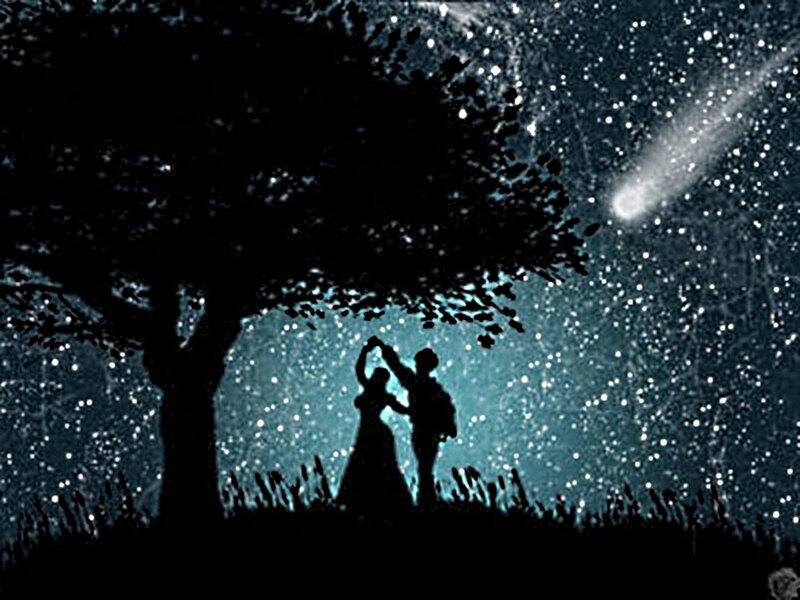 Couple Dancing under Tree