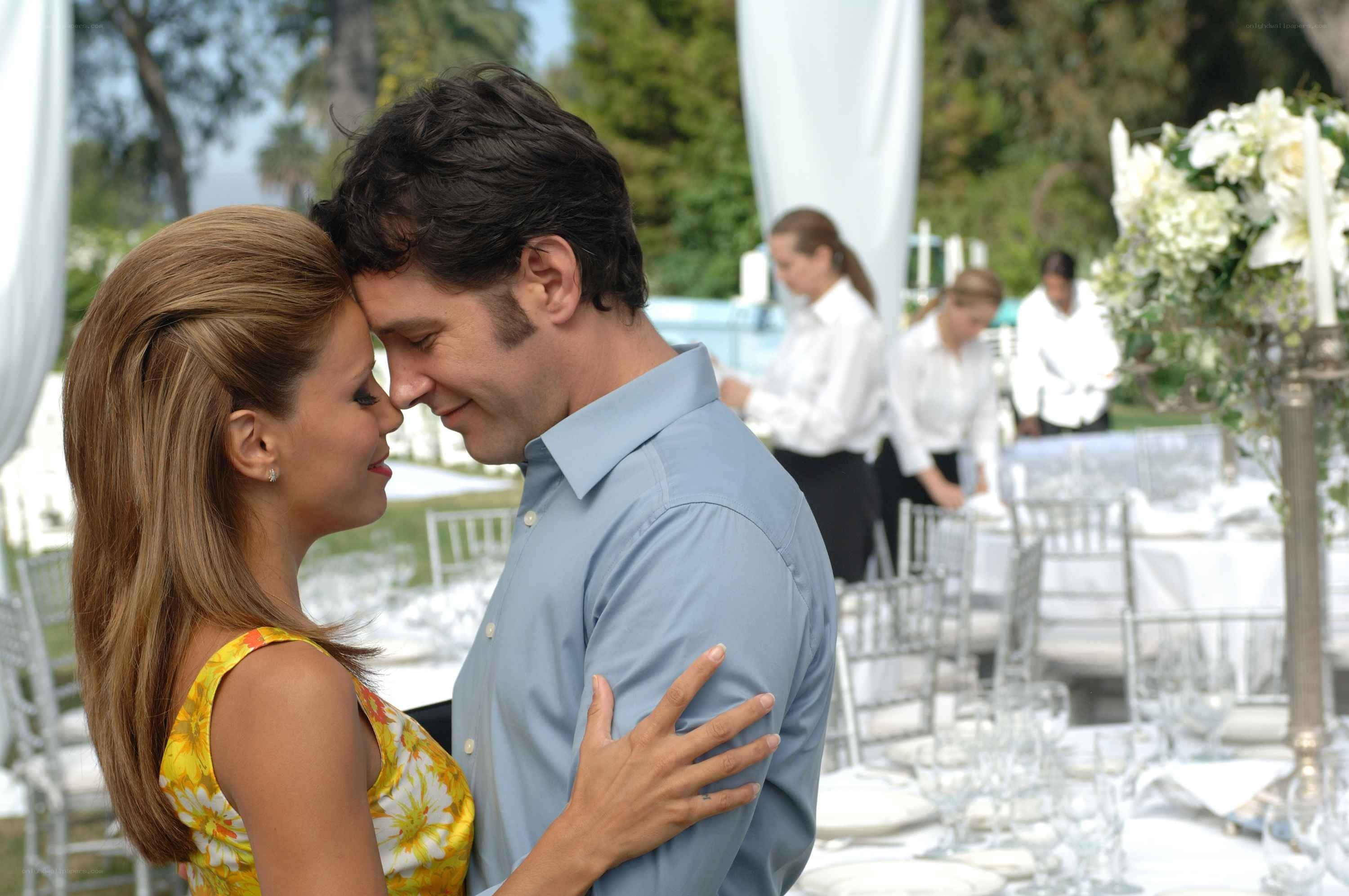 Couple embracing at wedding