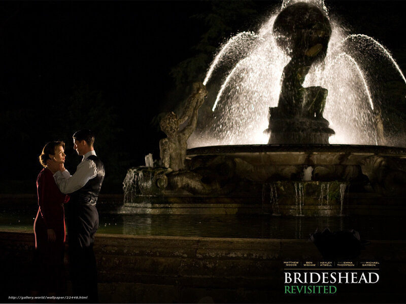 Couple Embracing by Fountain