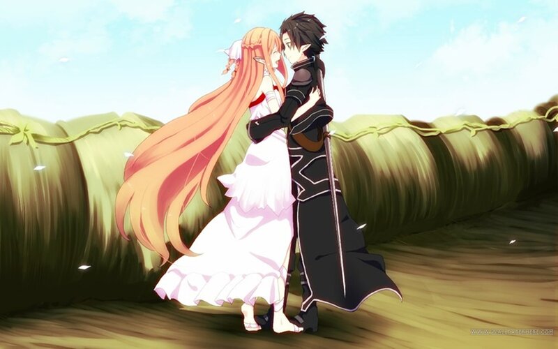 Couple Embracing in Field — White