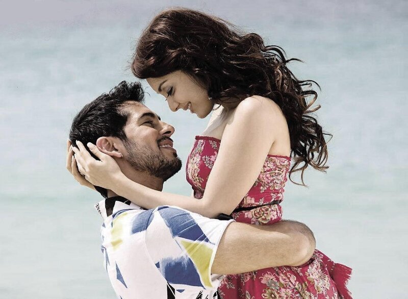 Couple Embracing on Beach — Red, Romantic, Afternoon