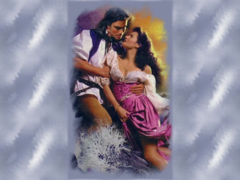 Couple Embracing on Rock