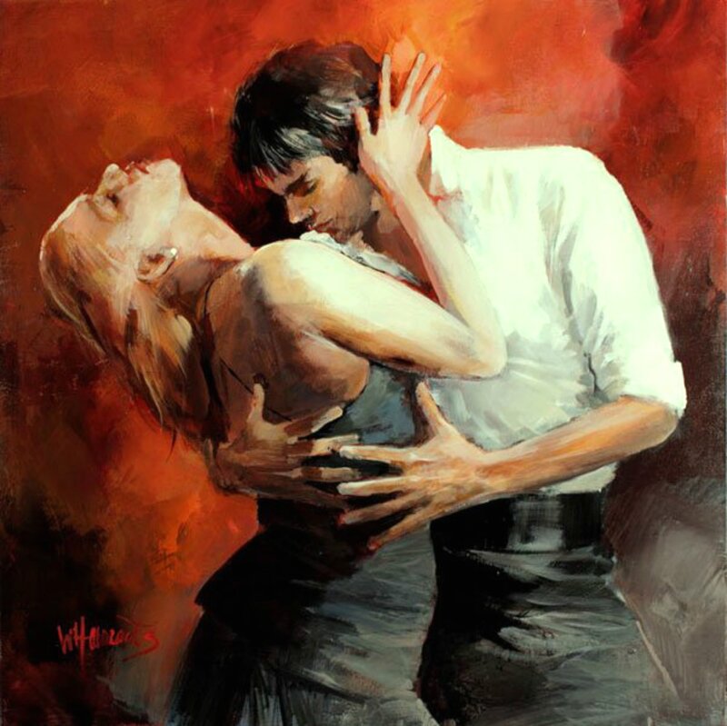 Couple Embracing Passionately