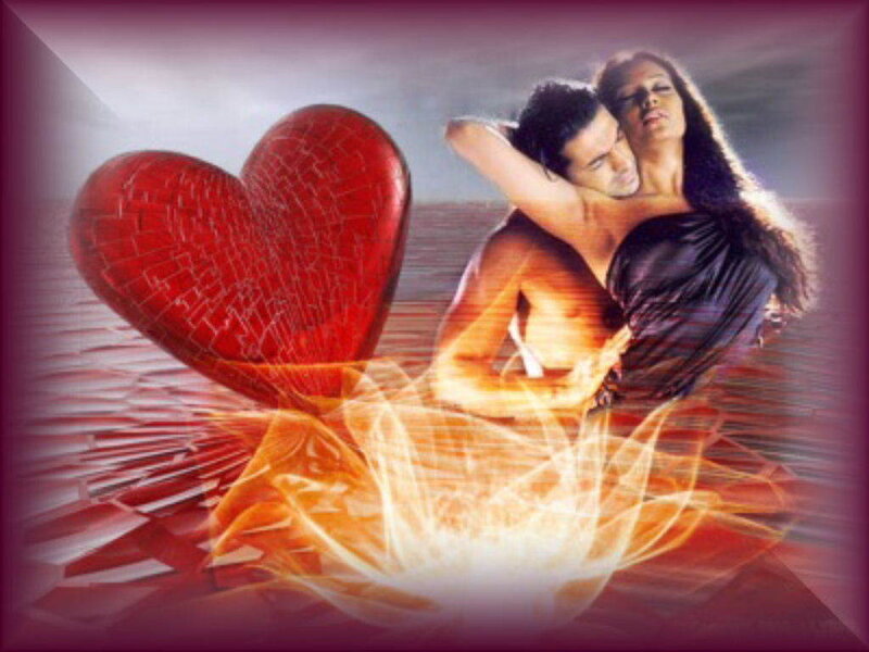 couple embracing with heart