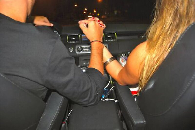 Couple Holding Hands — Black, Intimate, Night