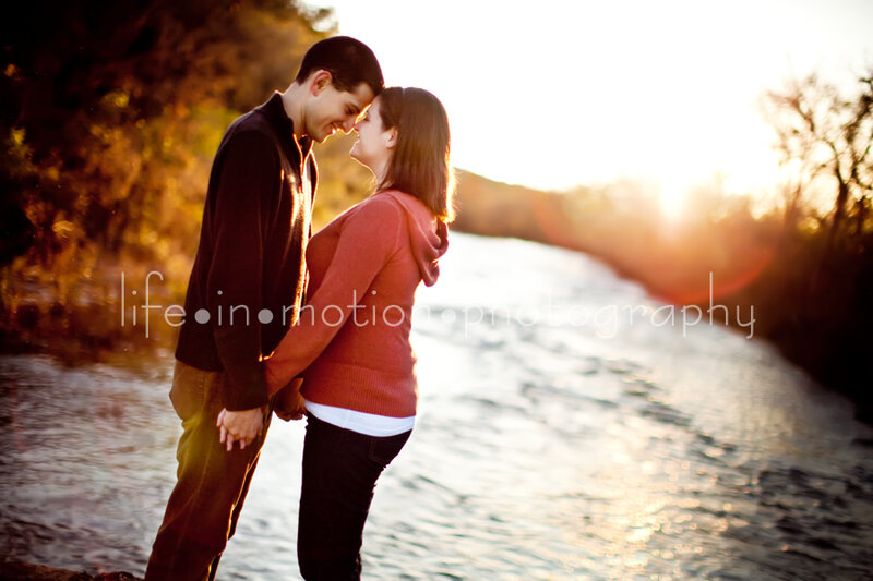 Couple Holding Hands — Orange, Romantic