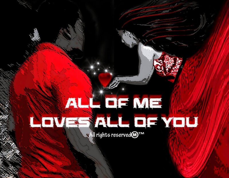 Couple Holding Heart — Red