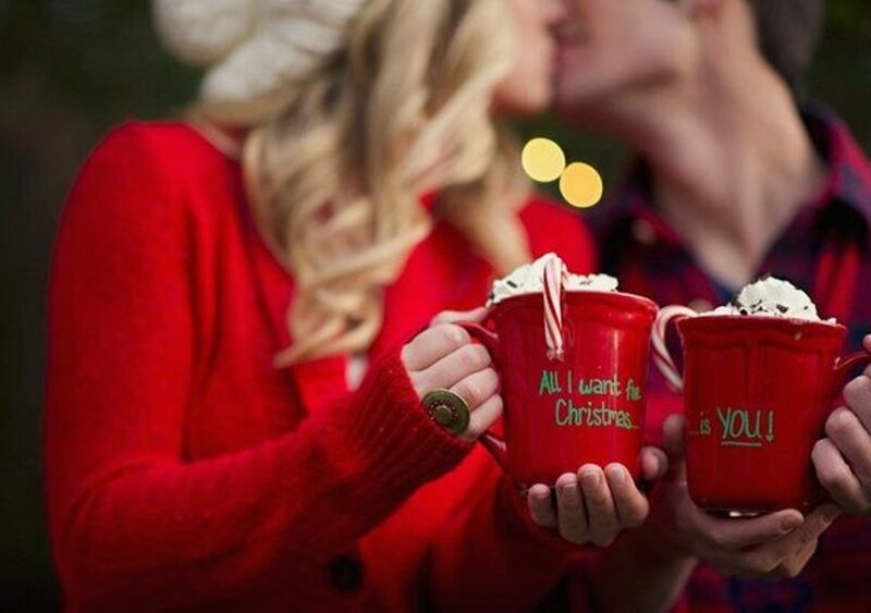 Couple Holding Mugs