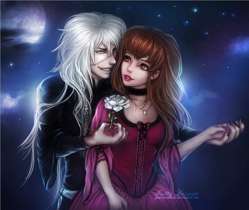 Couple Holding Rose