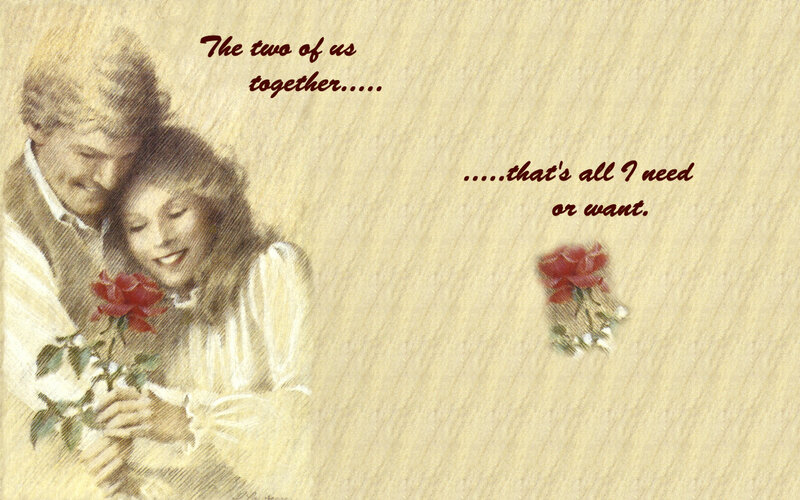 Couple Holding Roses