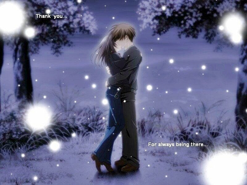 couple hugging in moonlight