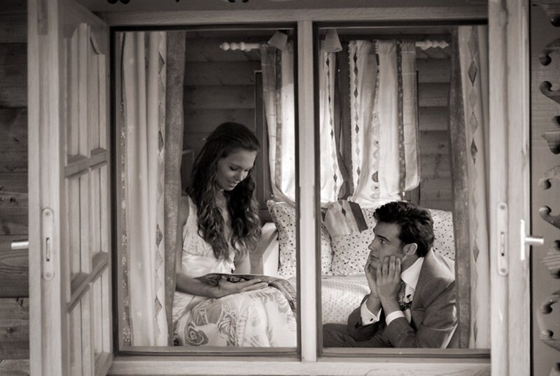 Couple in a Cabin