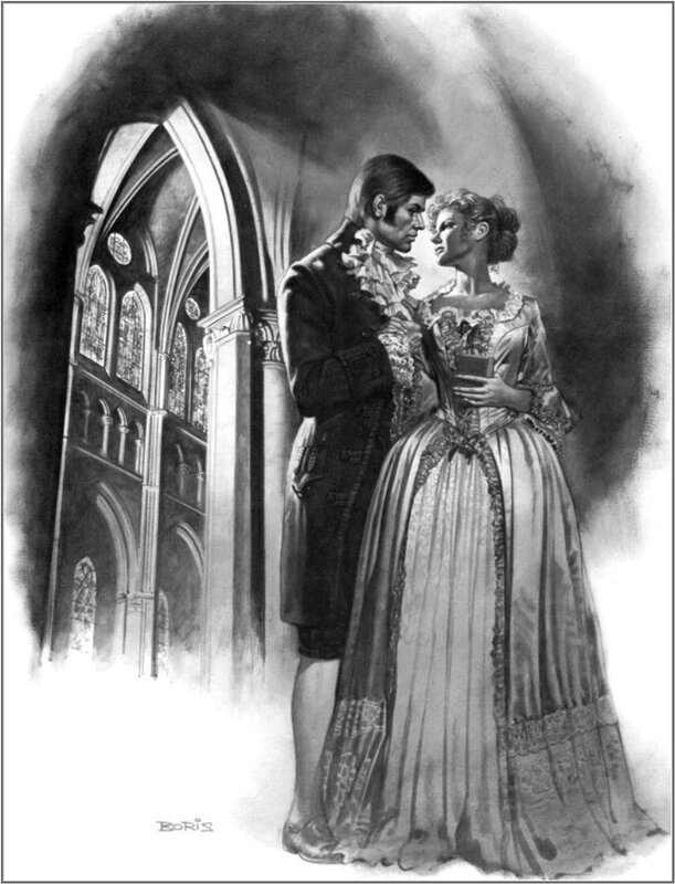 Couple in a cathedral