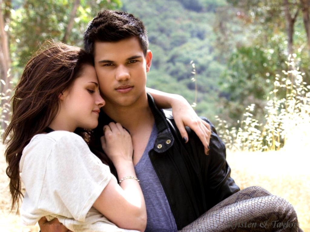 couple in a forest embrace