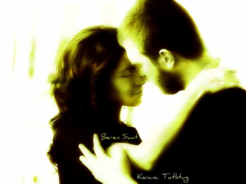 Couple in a tender embrace