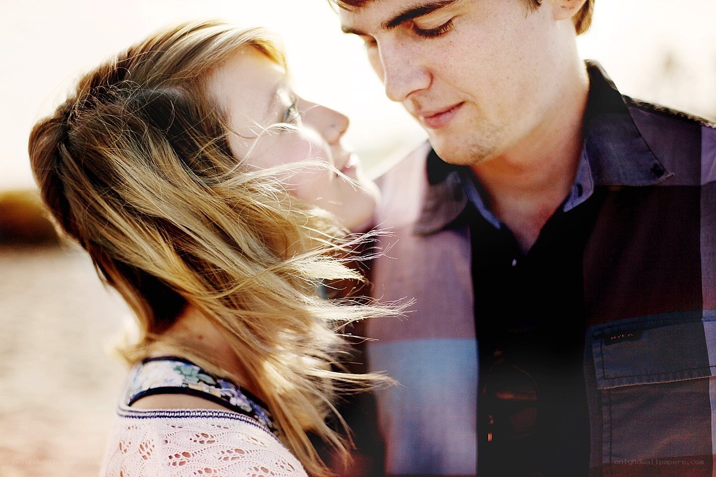 couple in a tender moment