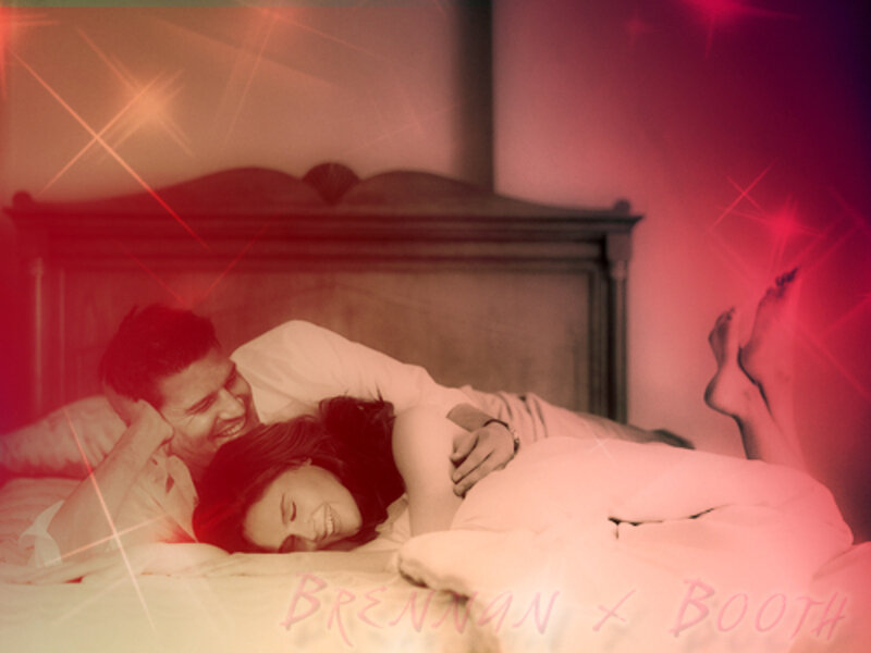 Couple in Bed — Red