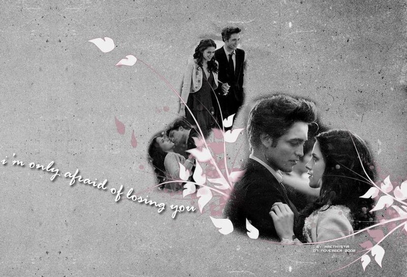 Couple in Black and White — Romantic, Illustration