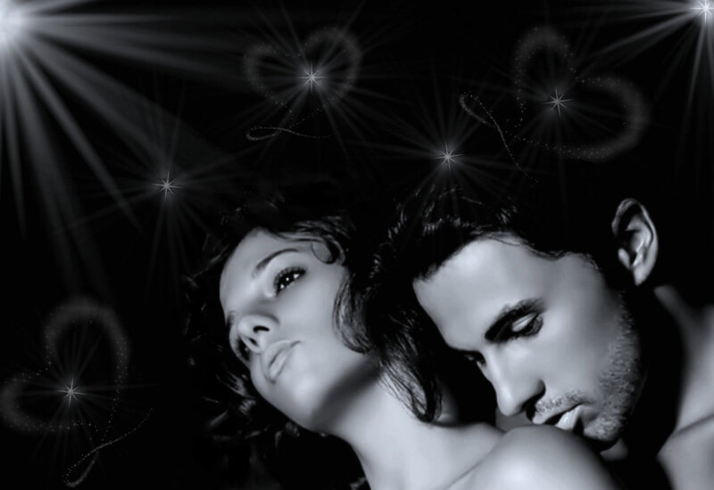 Couple in Black and White — Romantic